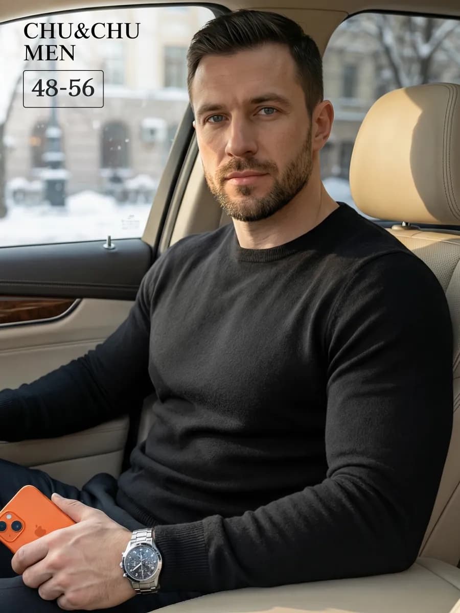 Свитер кашемир без горла
