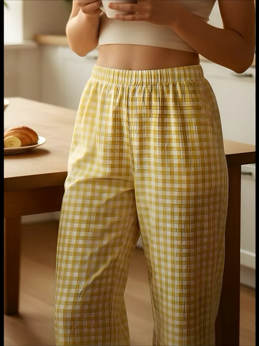 Женские домашние брюки
