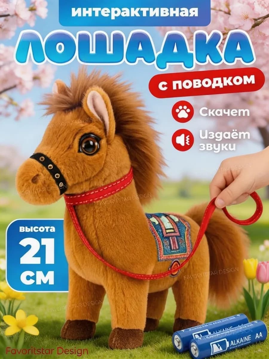 Интерактивная игрушка лошадка для ребенка