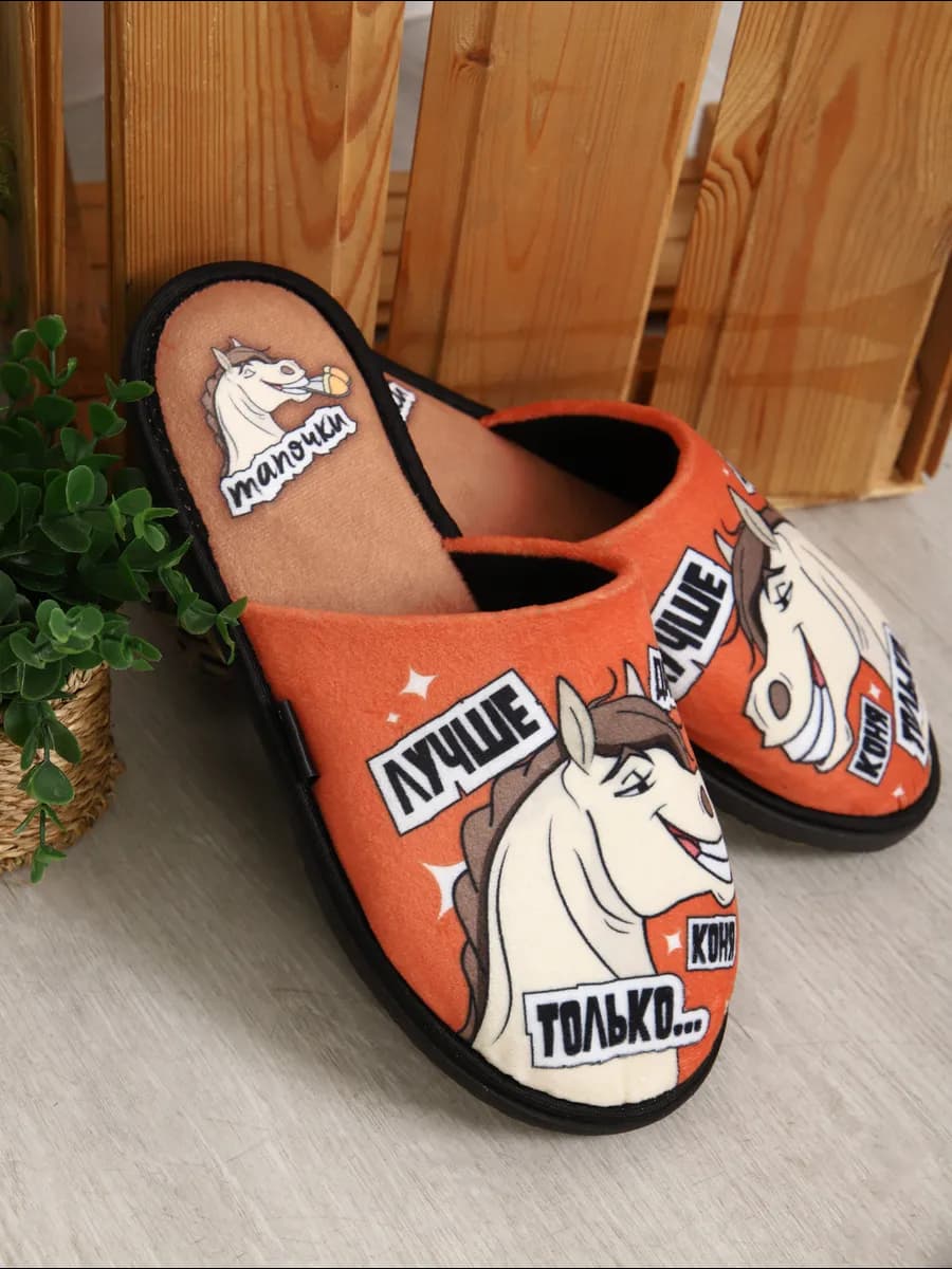 Тапочки домашние мужские закрытые