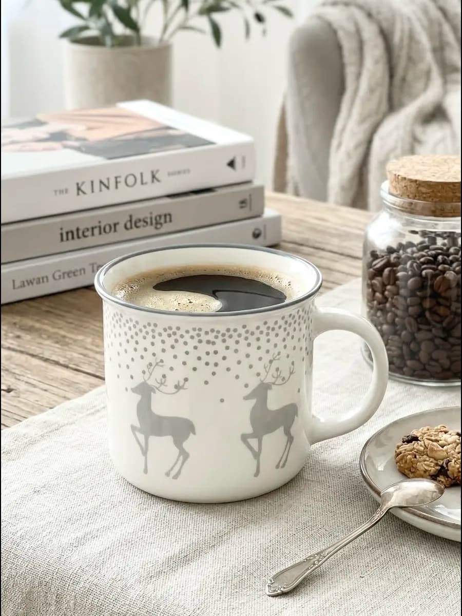 Кружка новогодняя подарочная 350 мл