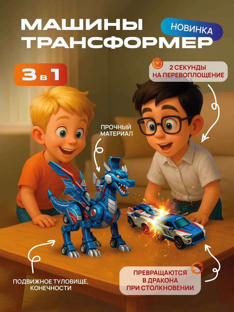 Трансформер машина-дракон