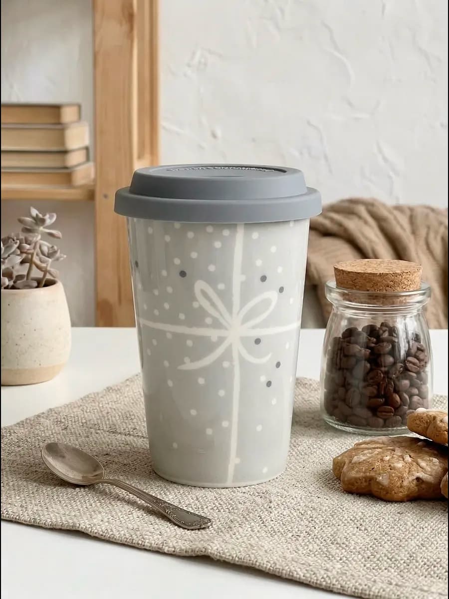 Кружка новогодняя подарочная 400 мл