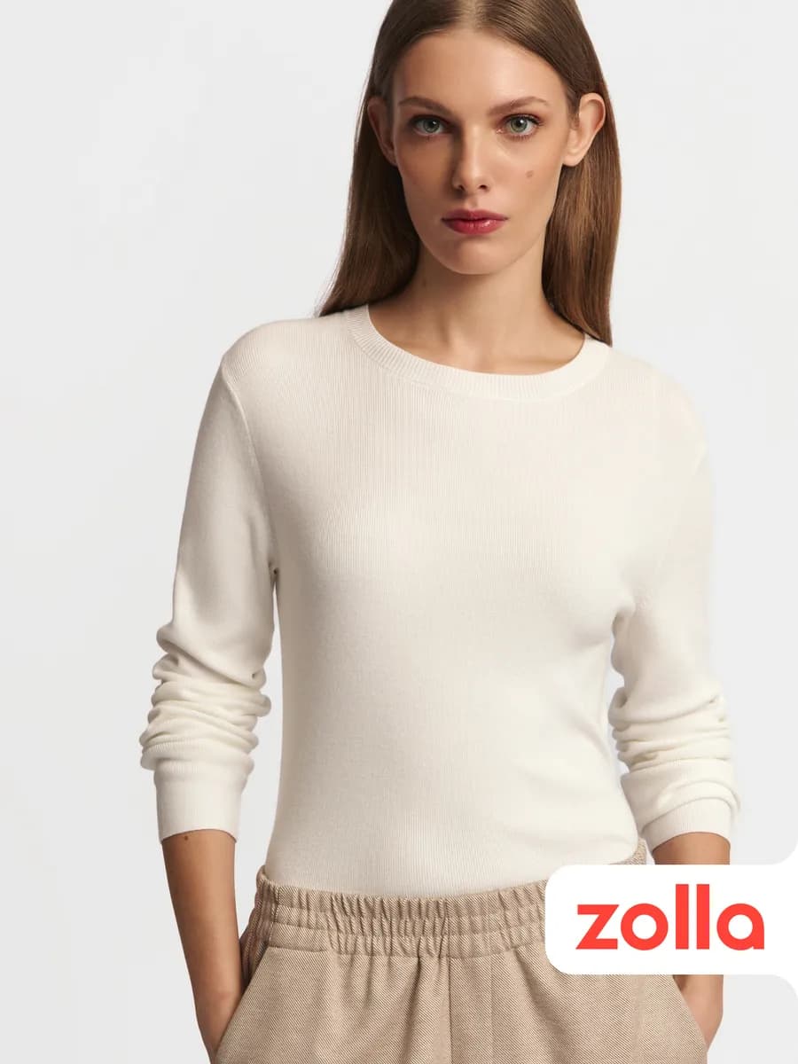 Женский трикотажный лонгслив