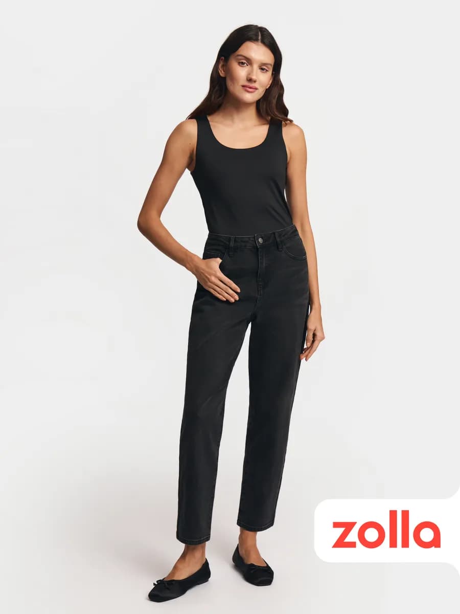 Женские высокие джинсы Mom Comfort