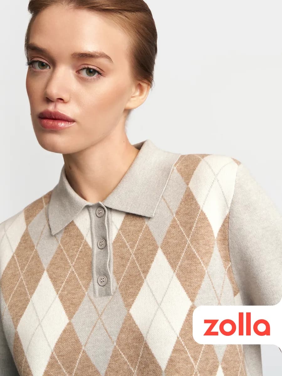 Женский джемпер поло с коротким рукавом