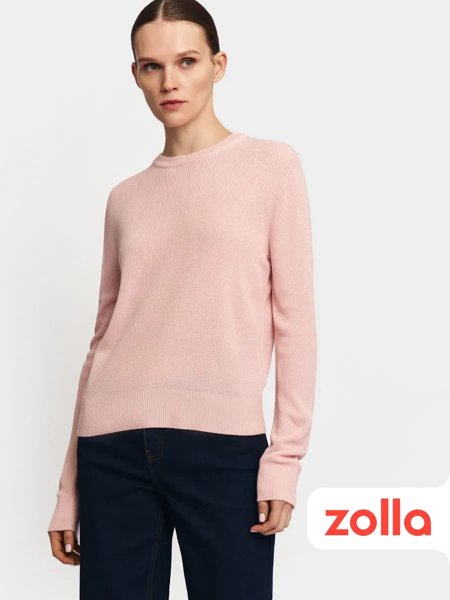 Вязаный женский джемпер