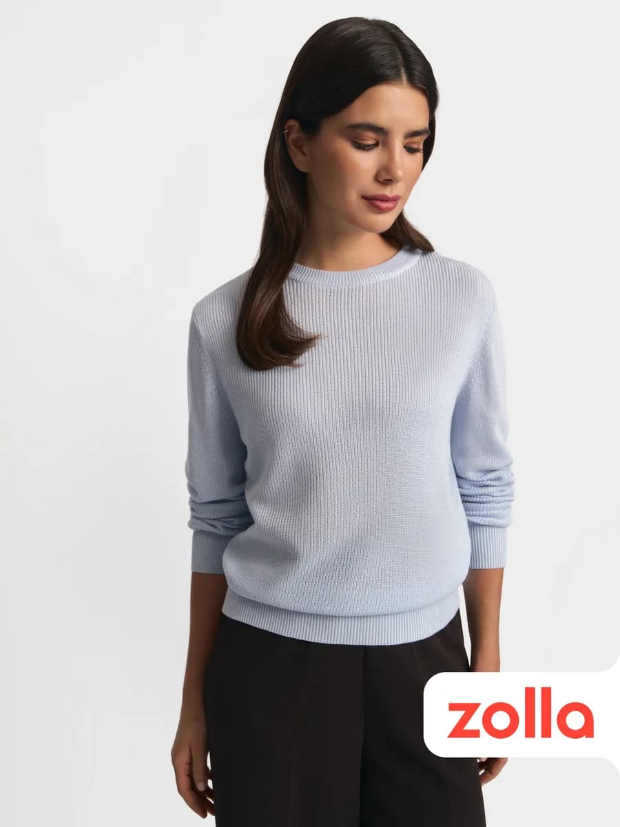 Вязаный женский джемпер