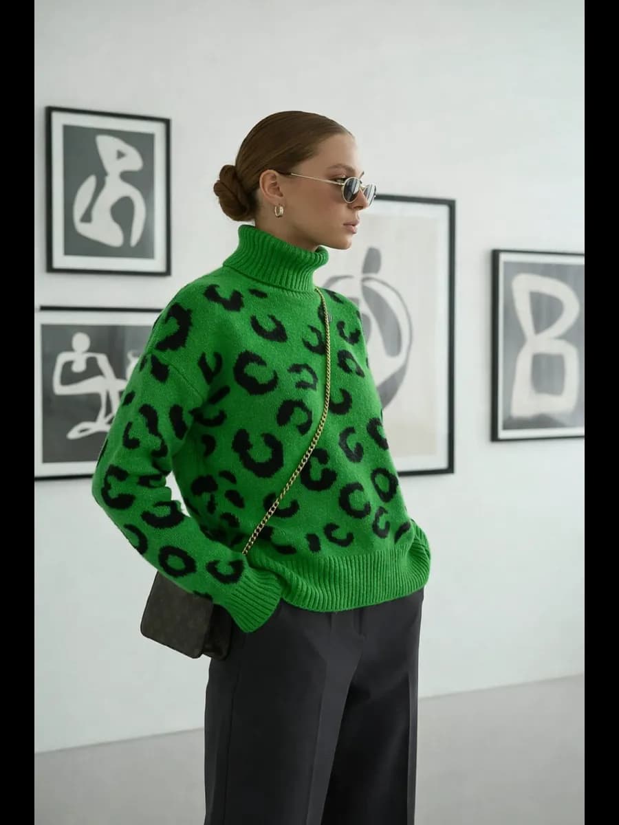 Свитер оверсайз теплый - фото 1