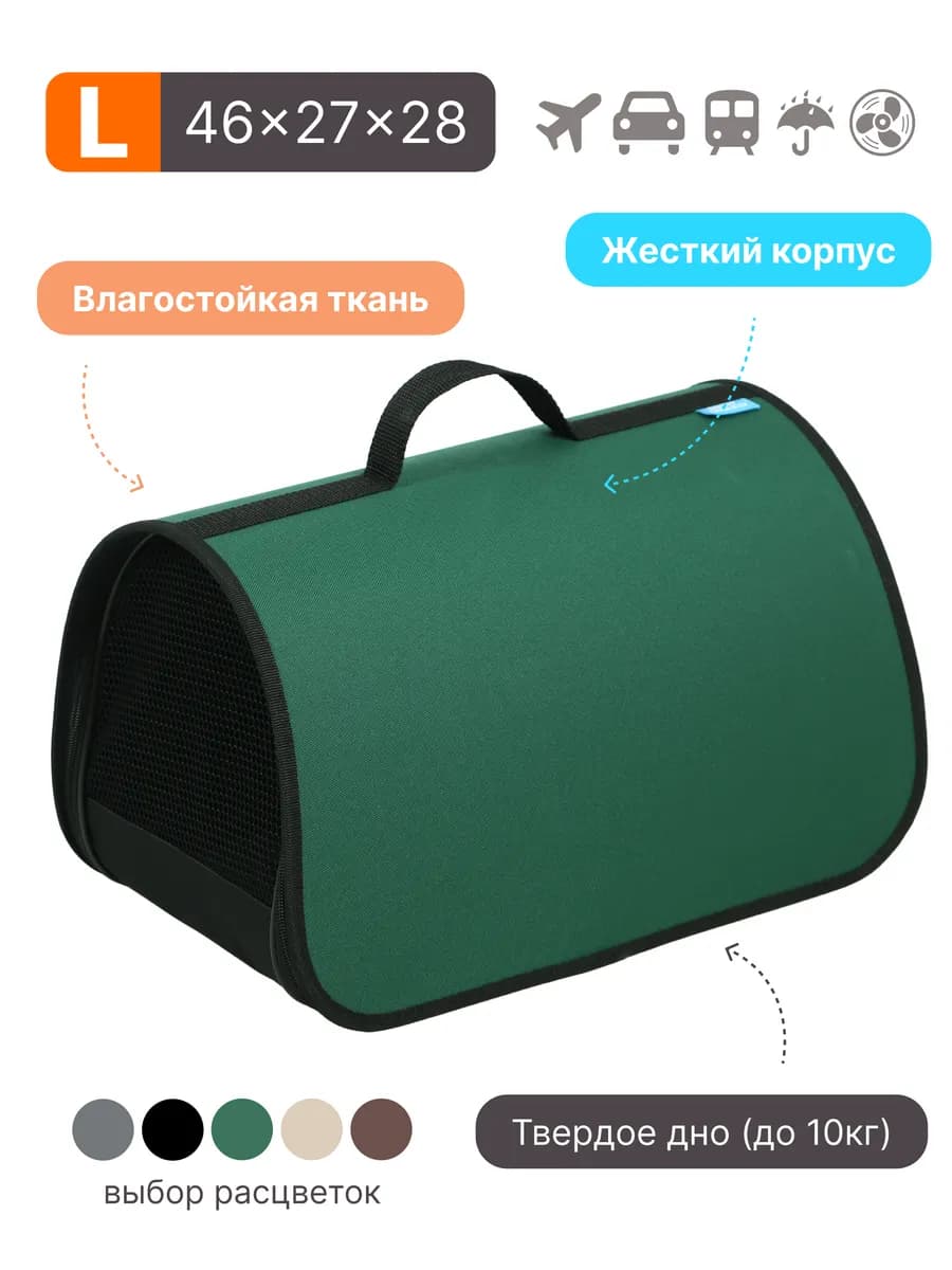 Сумка переноска для кошек и собак с ручкой