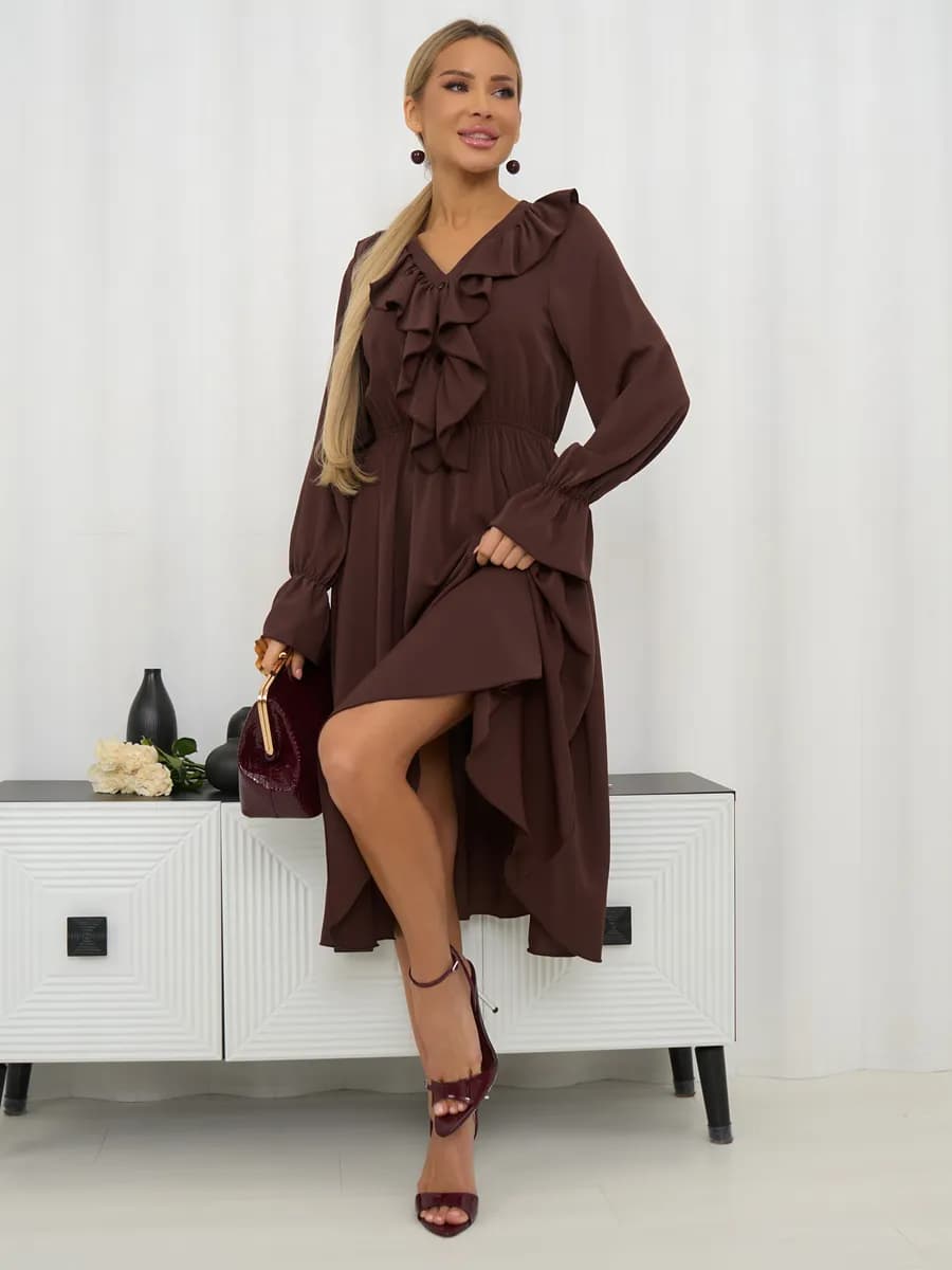 Платье вечернее миди