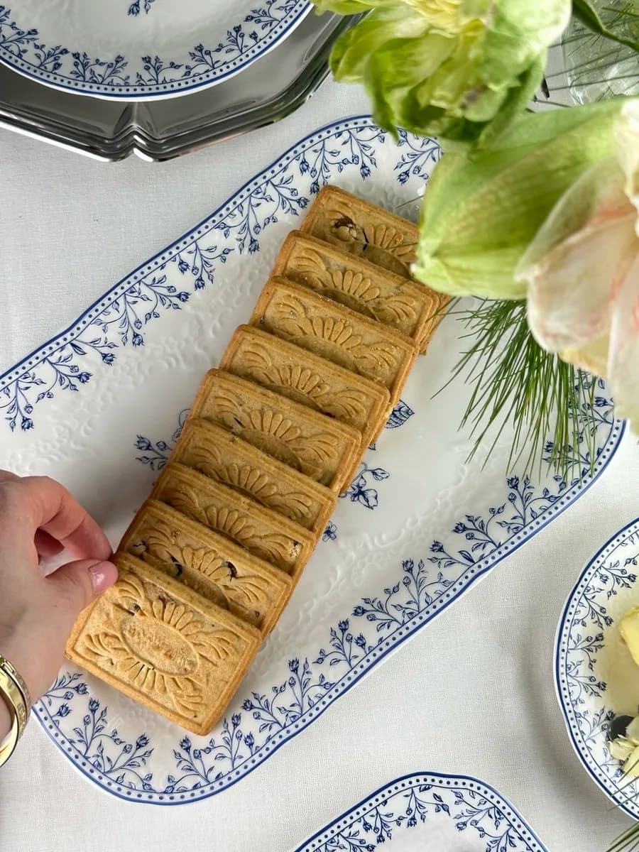 Блюдо сервировочное керамическое большое