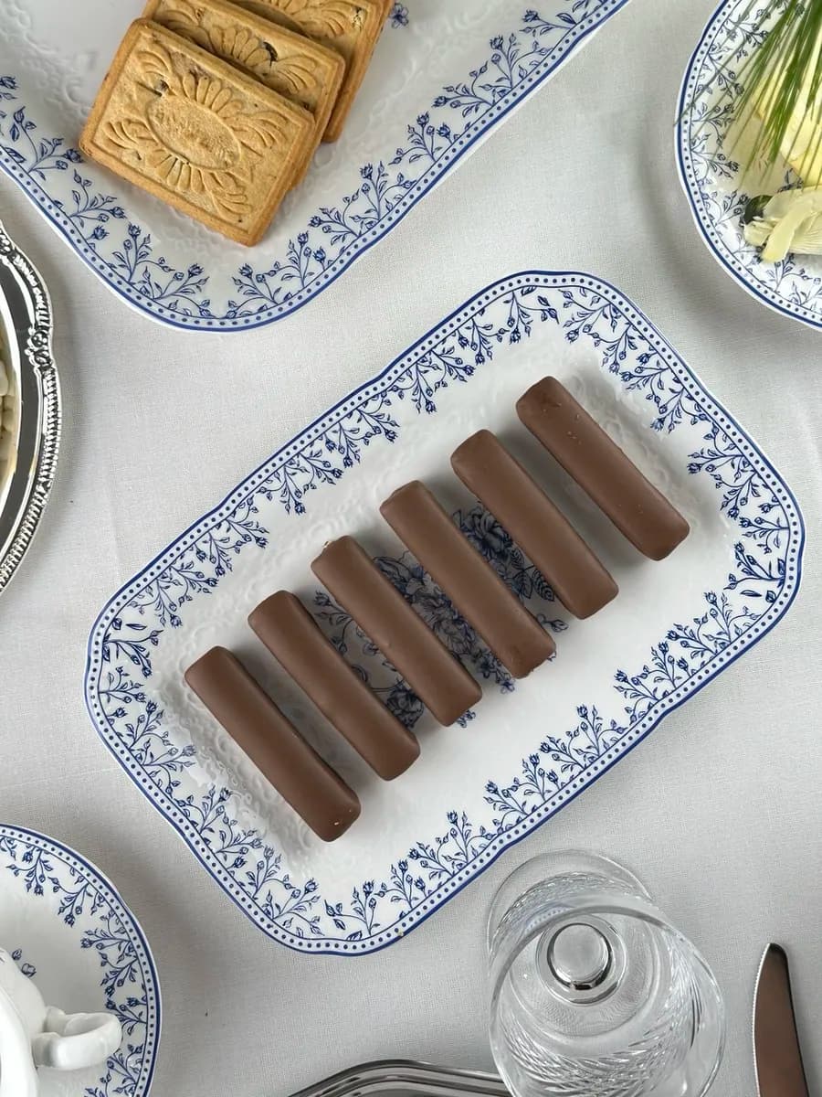 Блюдо сервировочное керамическое небольшое