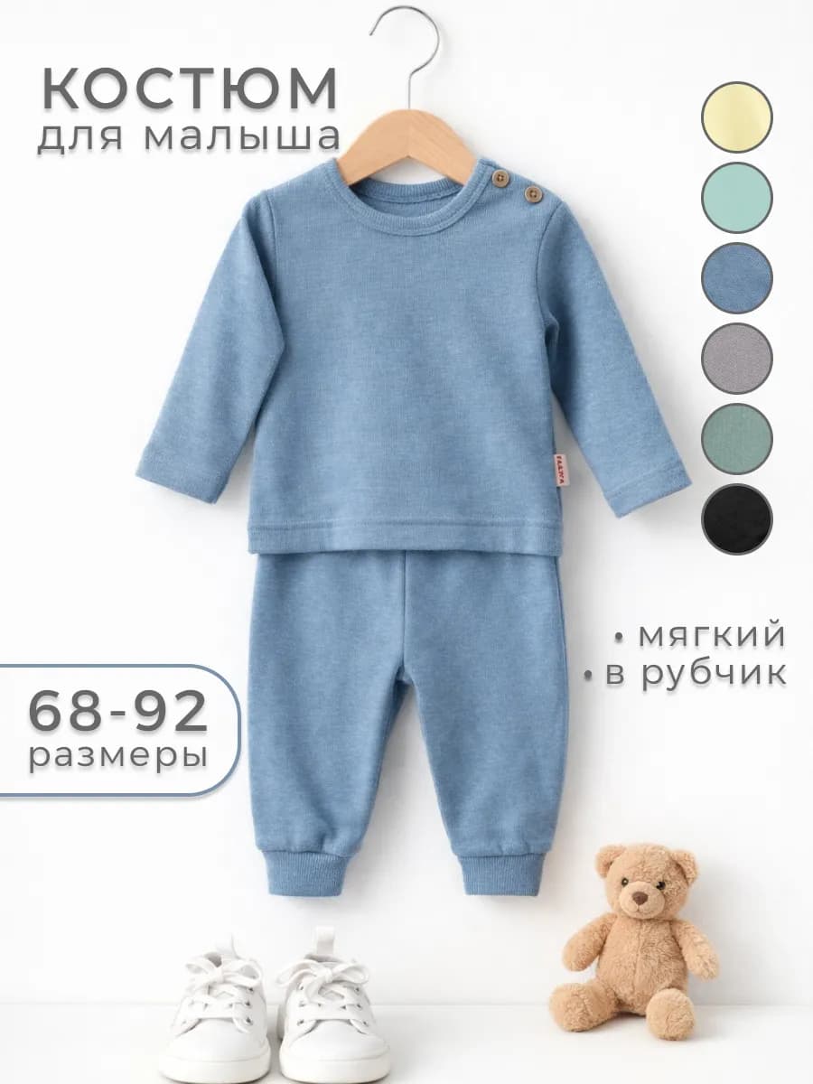 Комплект для малышей с микроначёсом