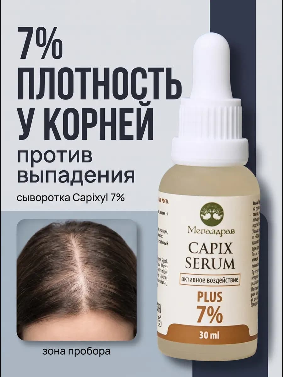 Сыворотка от выпадения и роста волос Capixyl 7%