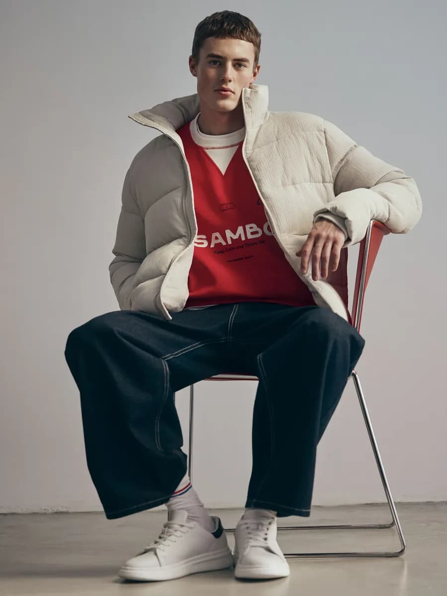 Джинсы свободные винтажные со средней посадкой