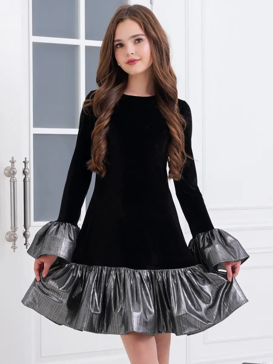 Платье на выпускной велюровое