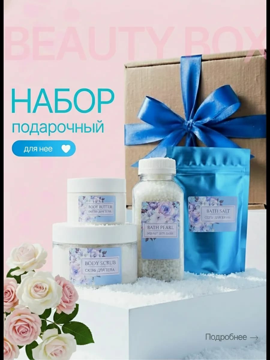 Подарочный набор косметики для тела