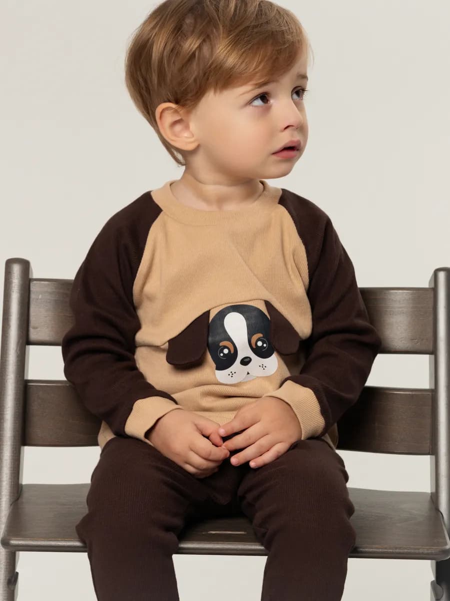 Домашний костюм лонгслив с брюками