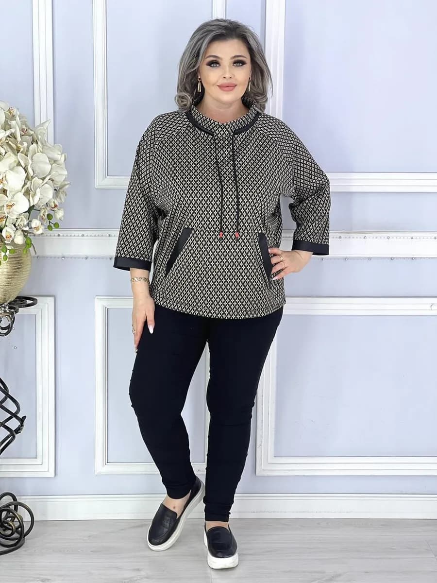 Кофта нарядная больших размеров повседневная