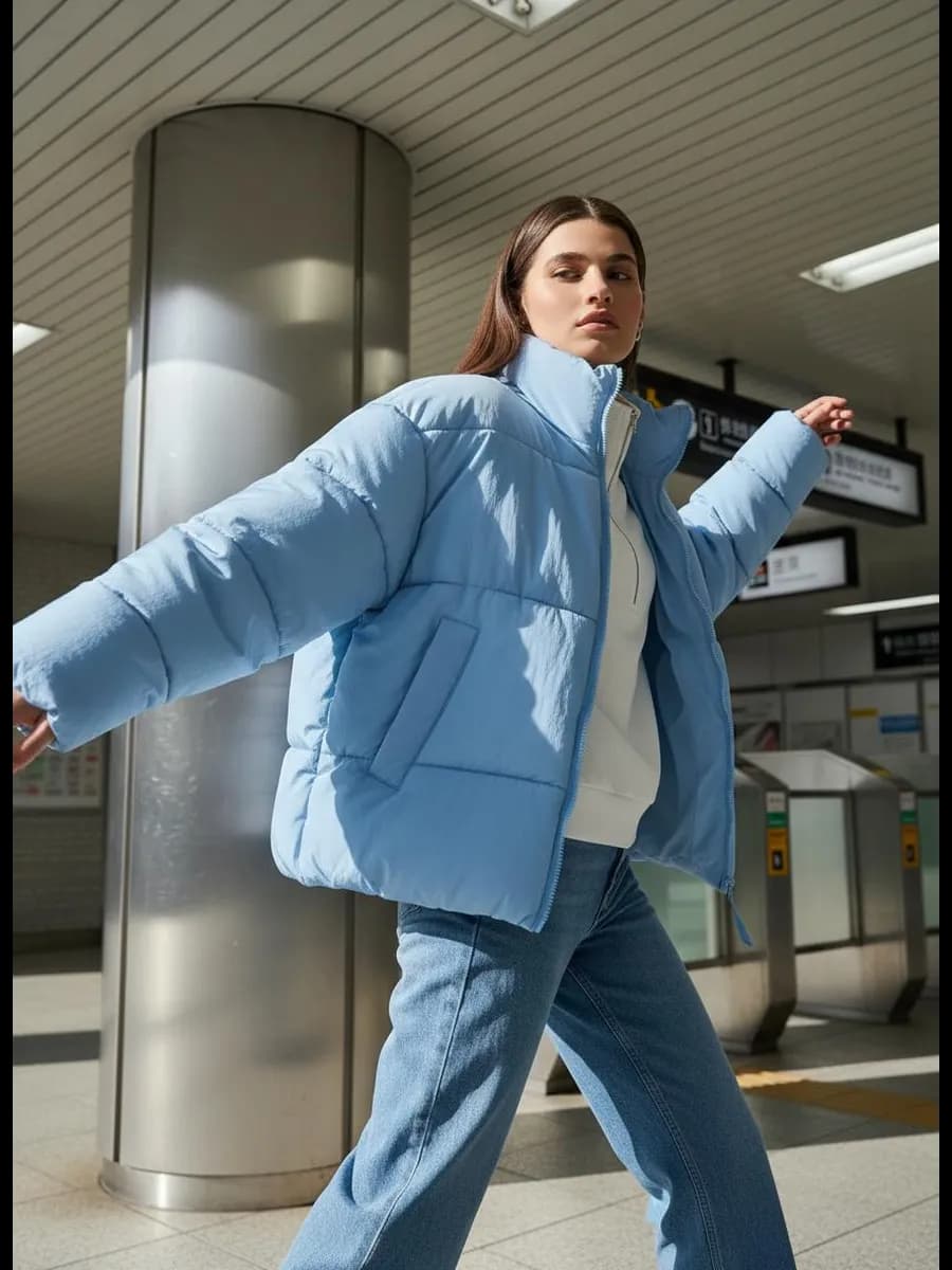 Куртка зефирка без капюшона