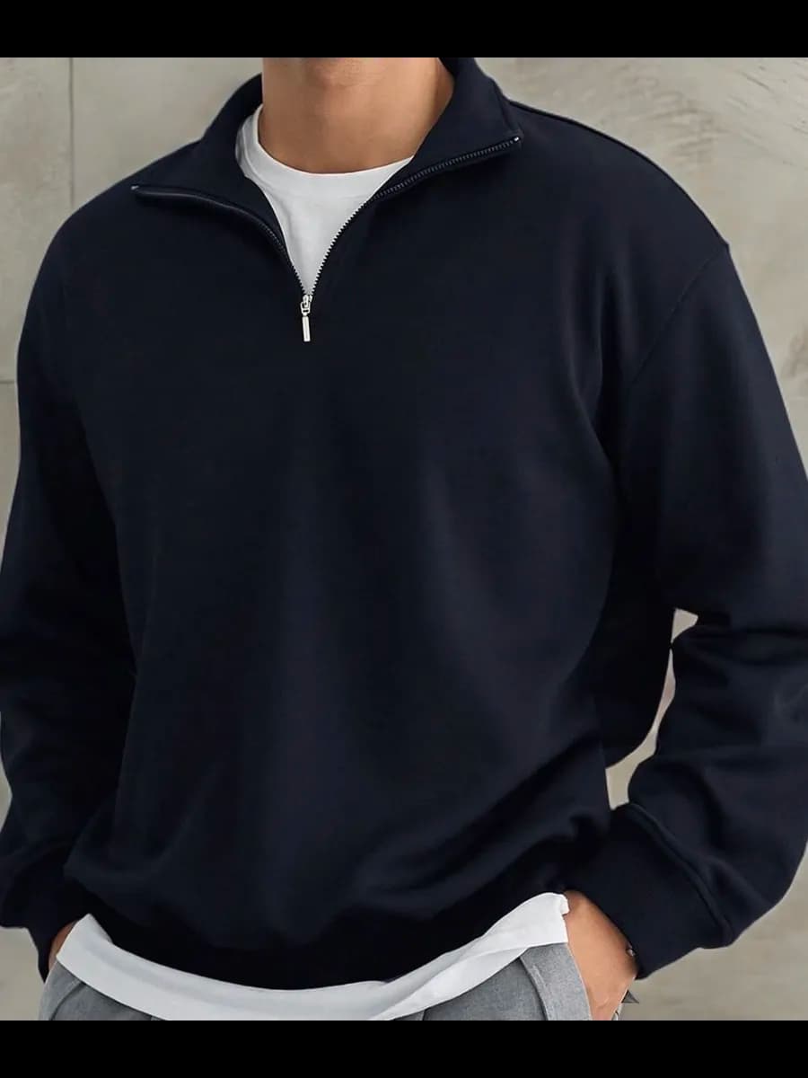 Свитшот old money полузамок