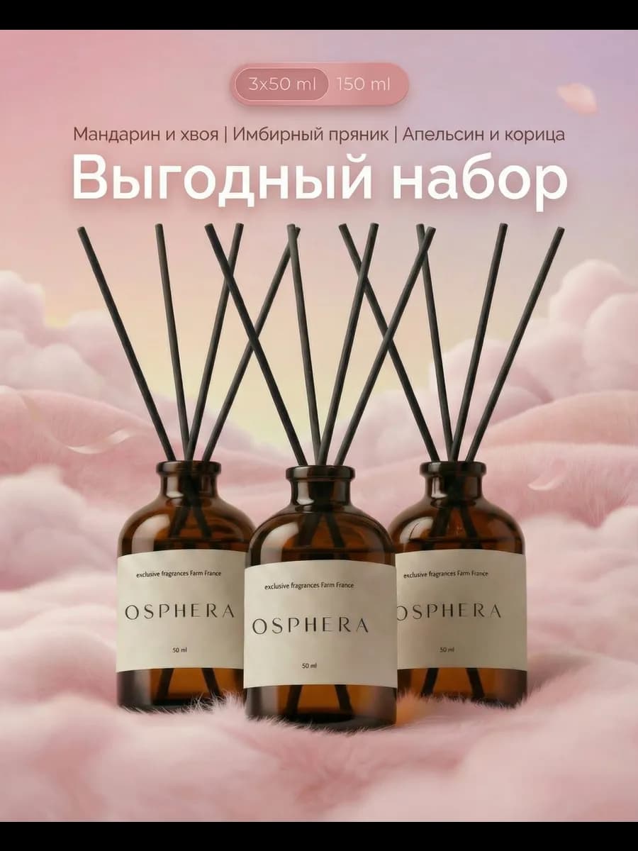 Диффузор для дома - набор ароматизаторов парфюмированный