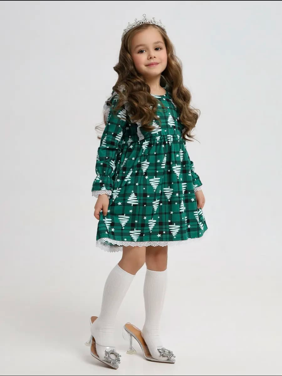 Платье для девочки новогоднее