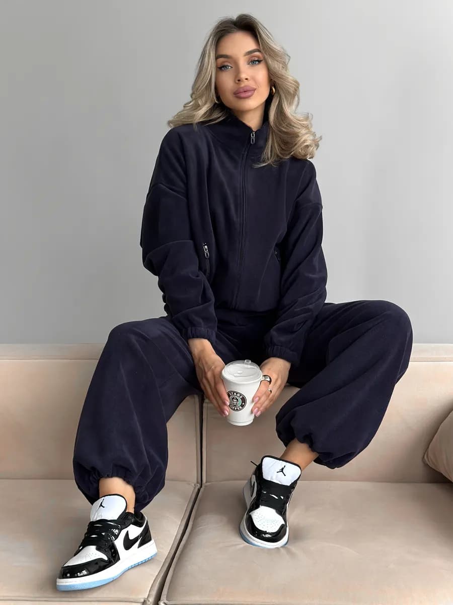 Спортивный костюм флисовый теплый