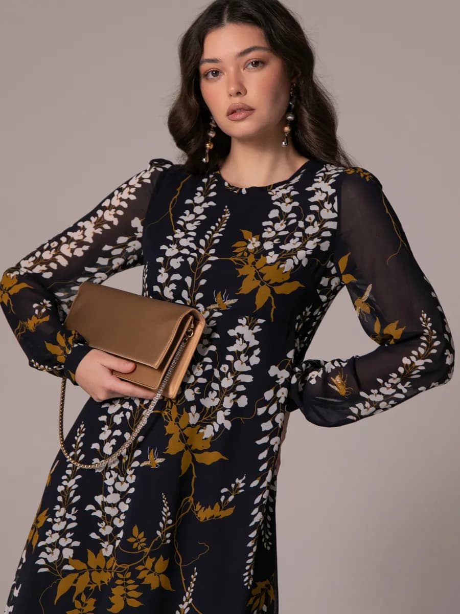 Платье вечернее шифоновое