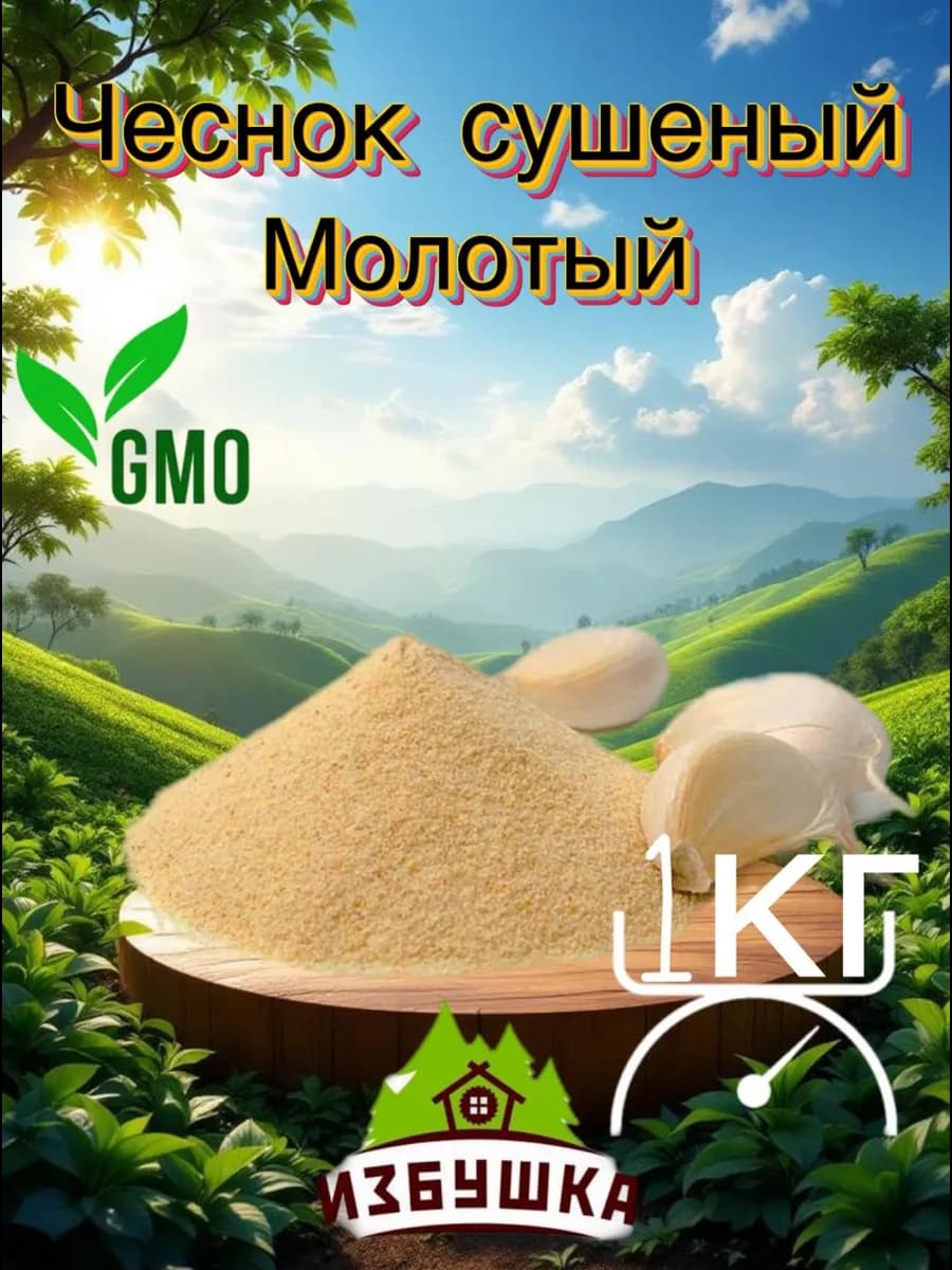 Чеснок сушеный молотый 1кг