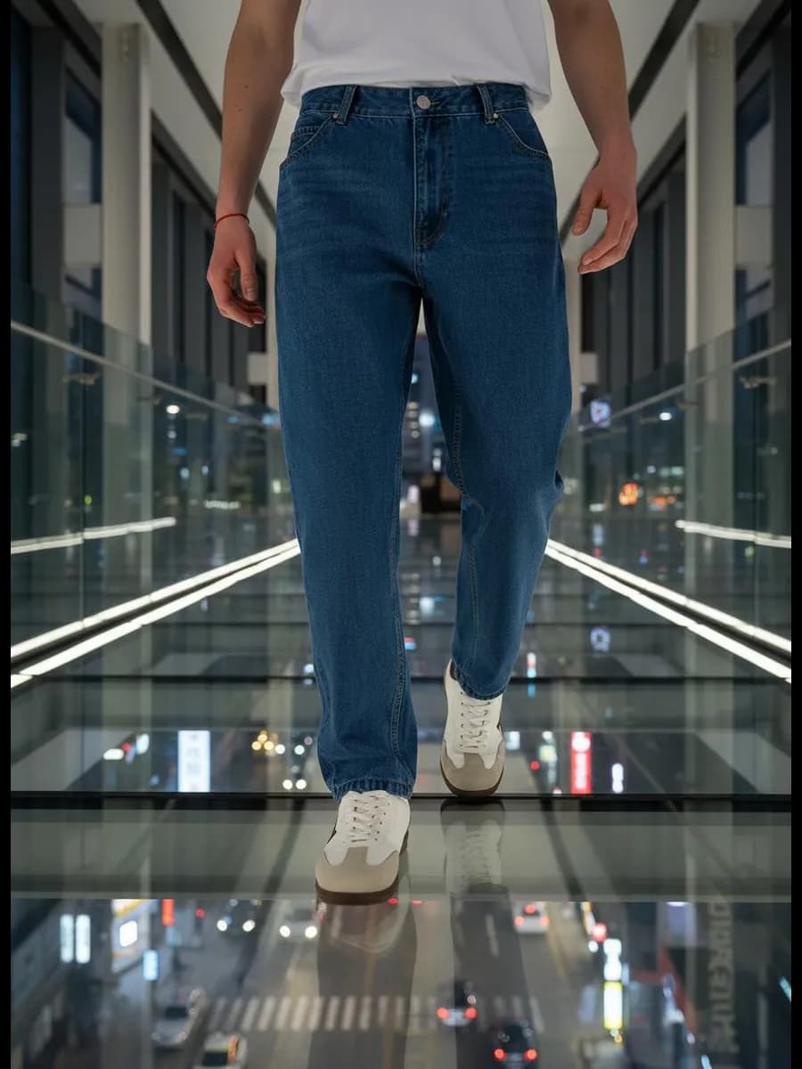 Джинсы зауженные Carrot