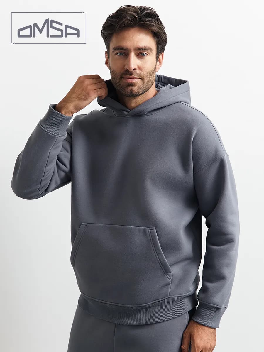 Худи с начесом из хлопка - фото 1