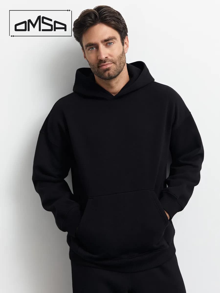 Худи с начесом из хлопка