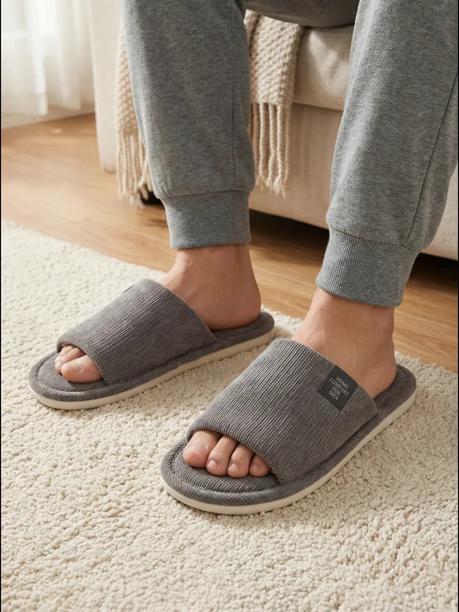 Тапочки домашние открытые