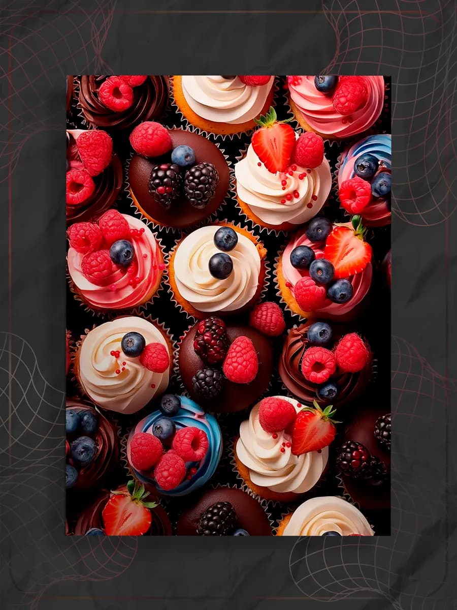 Постер "Еда сладости"