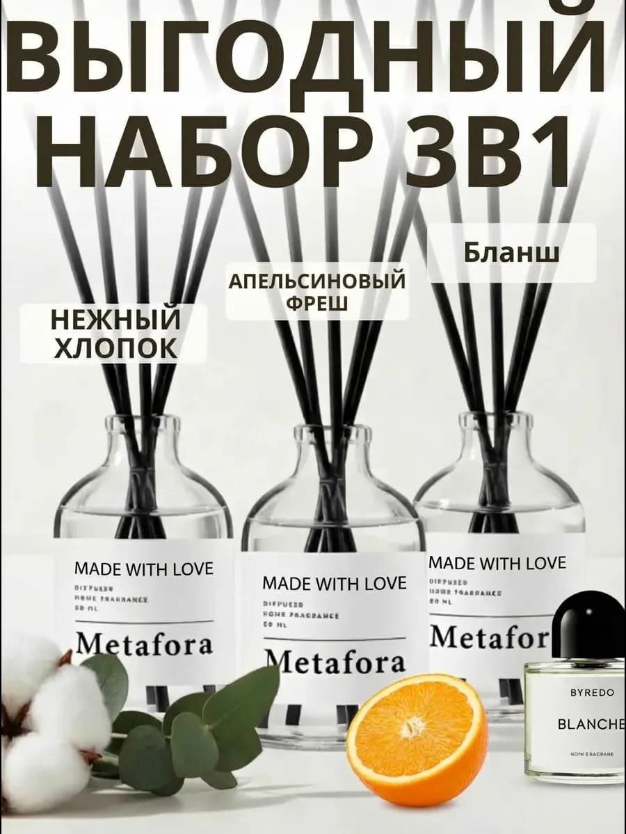 Диффузор для дома с палочками - фото 1