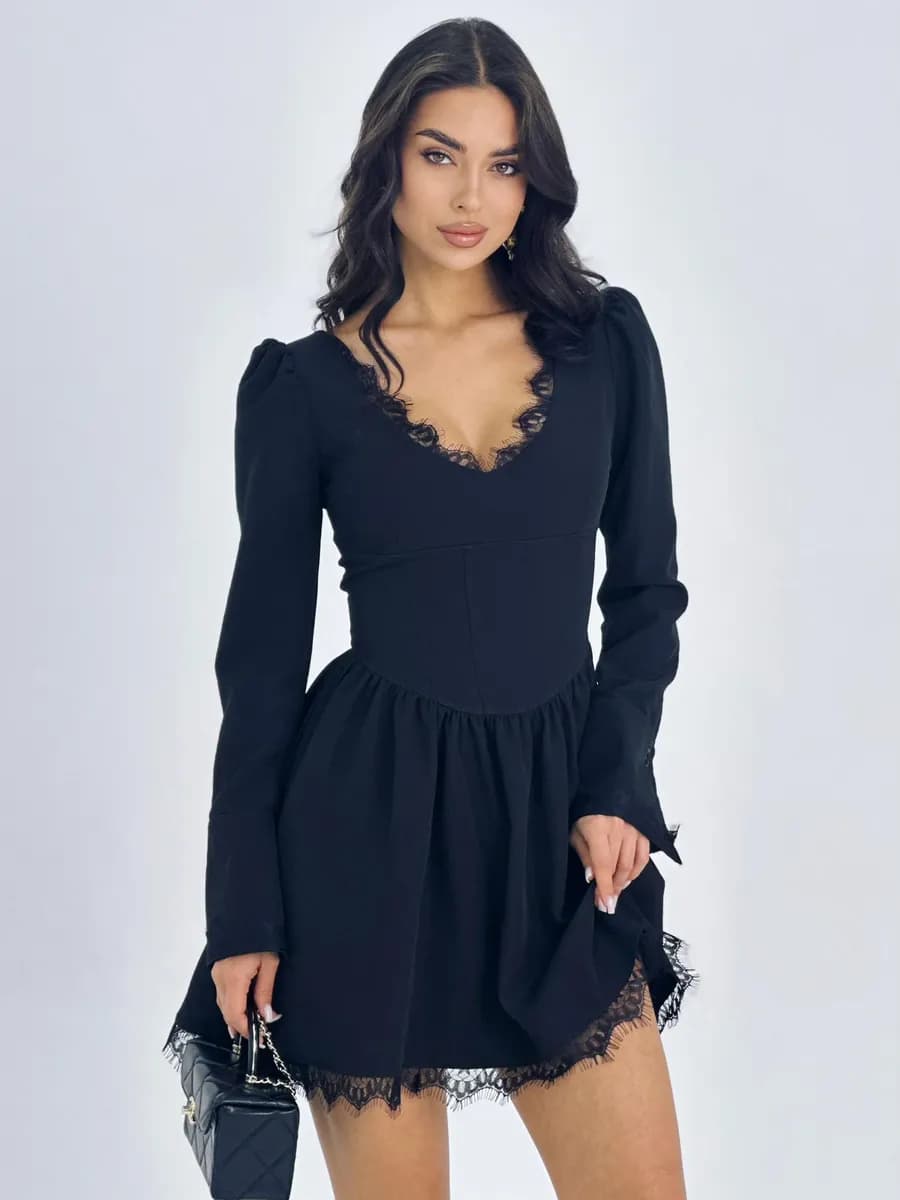 Платье корсет с кружевом нарядное утягивающее вечернее