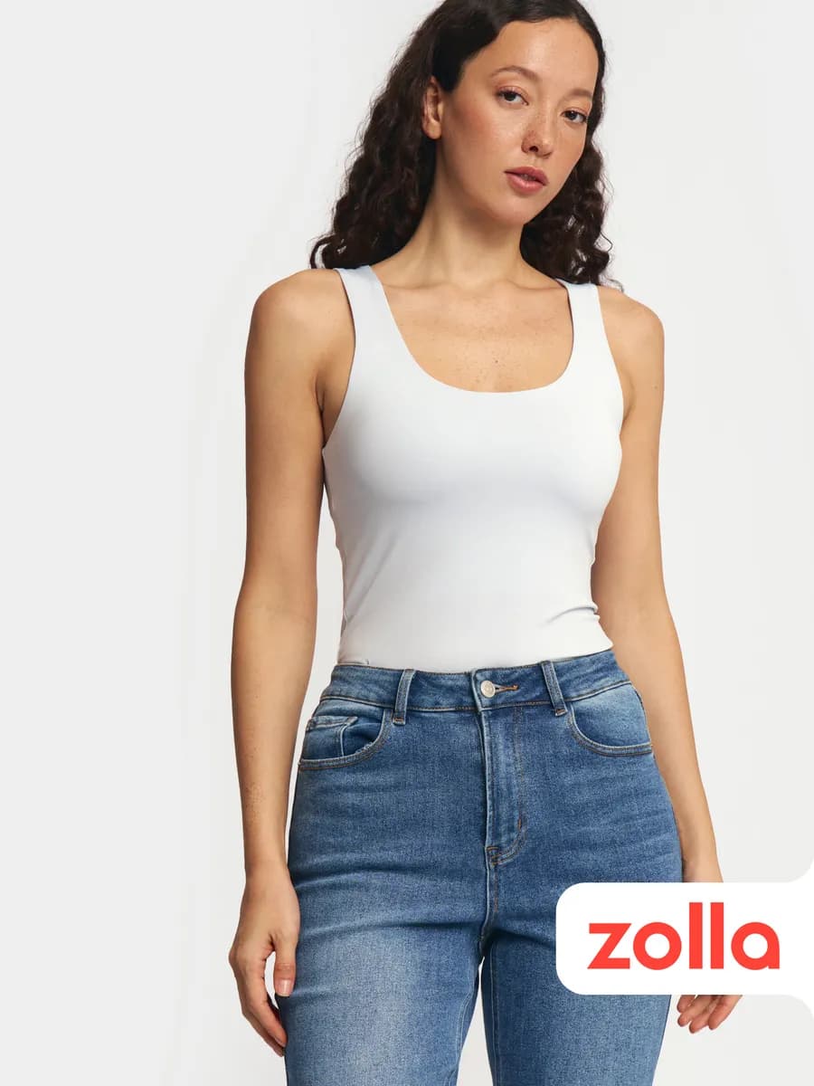 Женский бесшовный топ-майка без рукавов