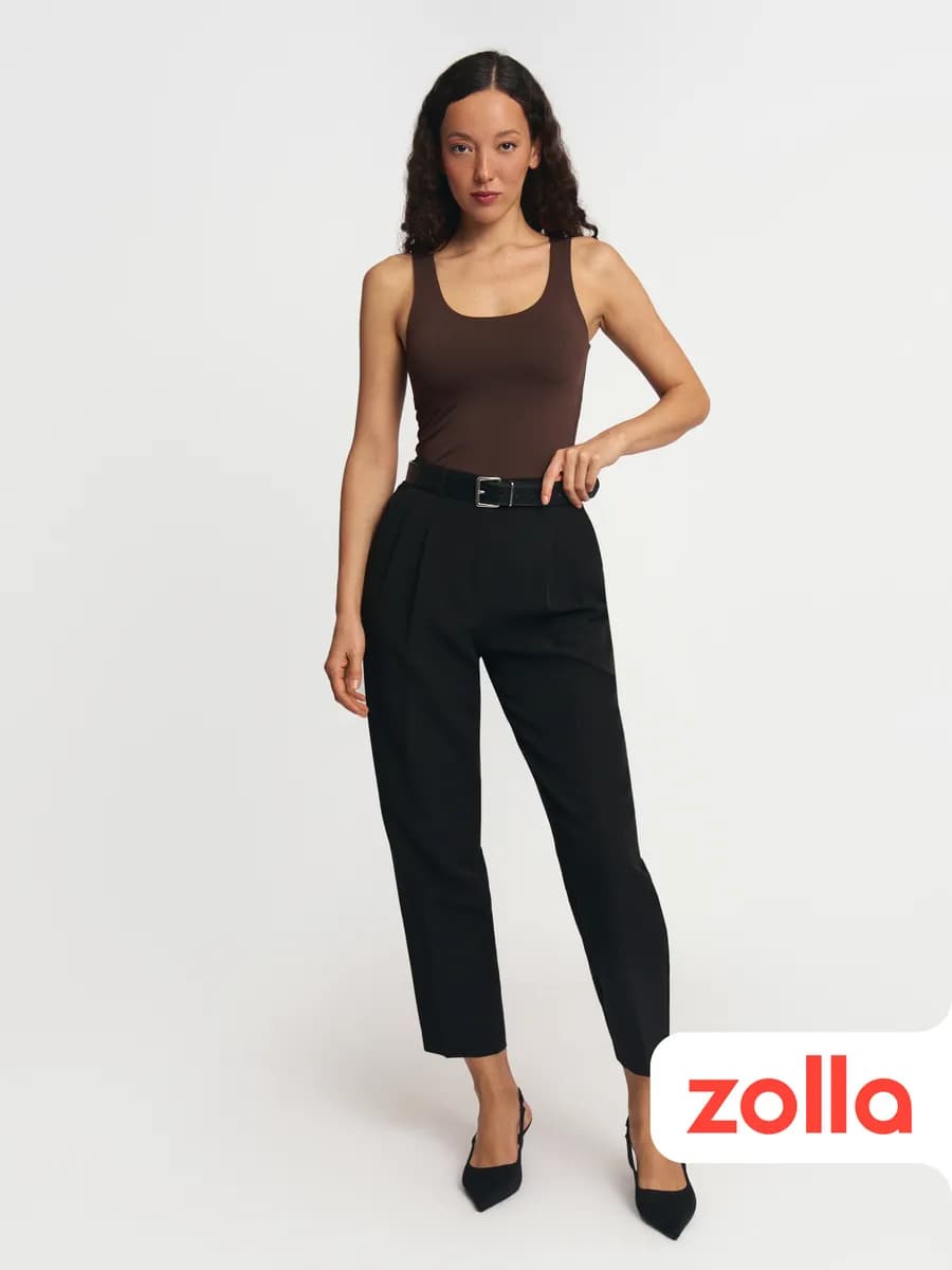 Женский бесшовный топ-майка без рукавов