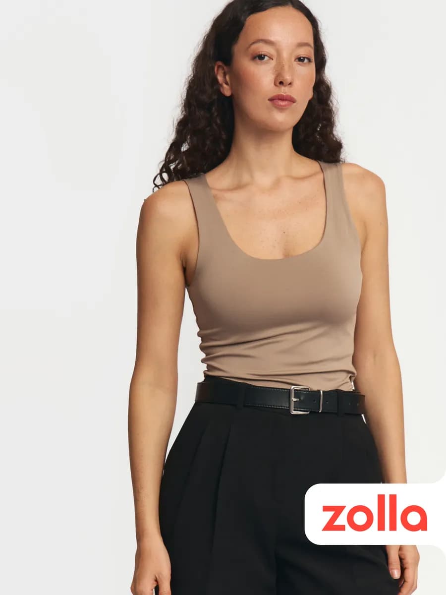 Женский бесшовный топ-майка без рукавов