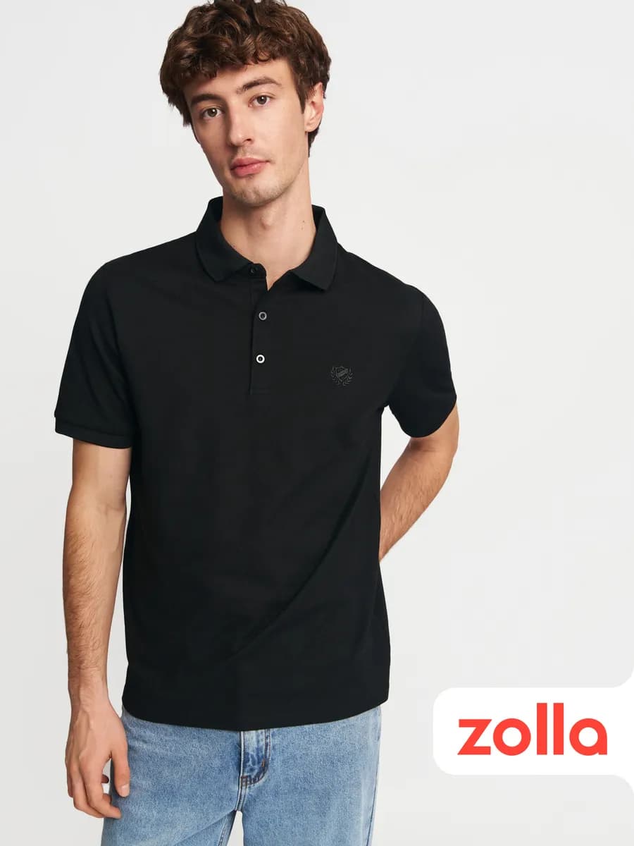 Мужская футболка поло короткий рукав