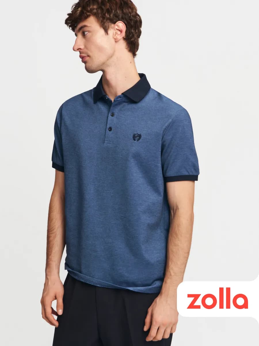 Мужская футболка поло короткий рукав