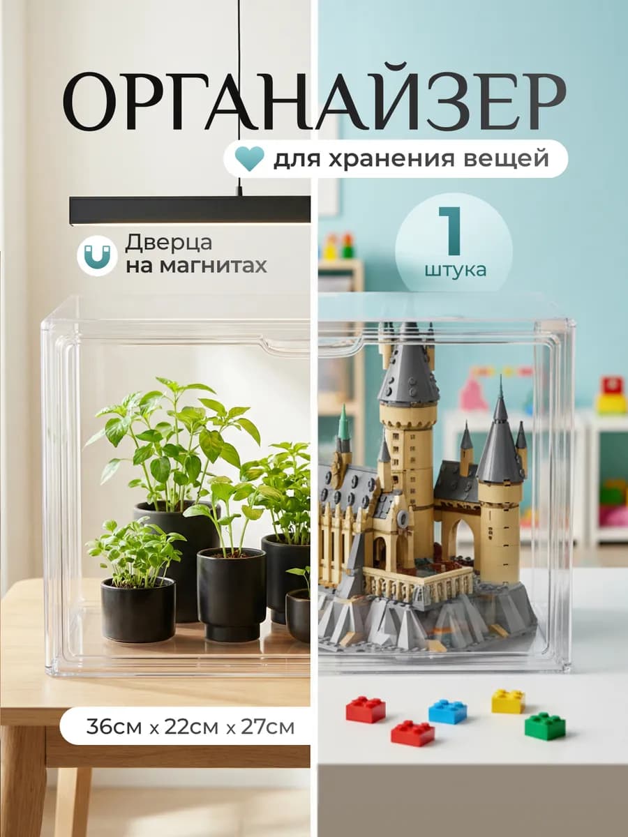 Теплица для растений бокс футляр для моделей прозрачный