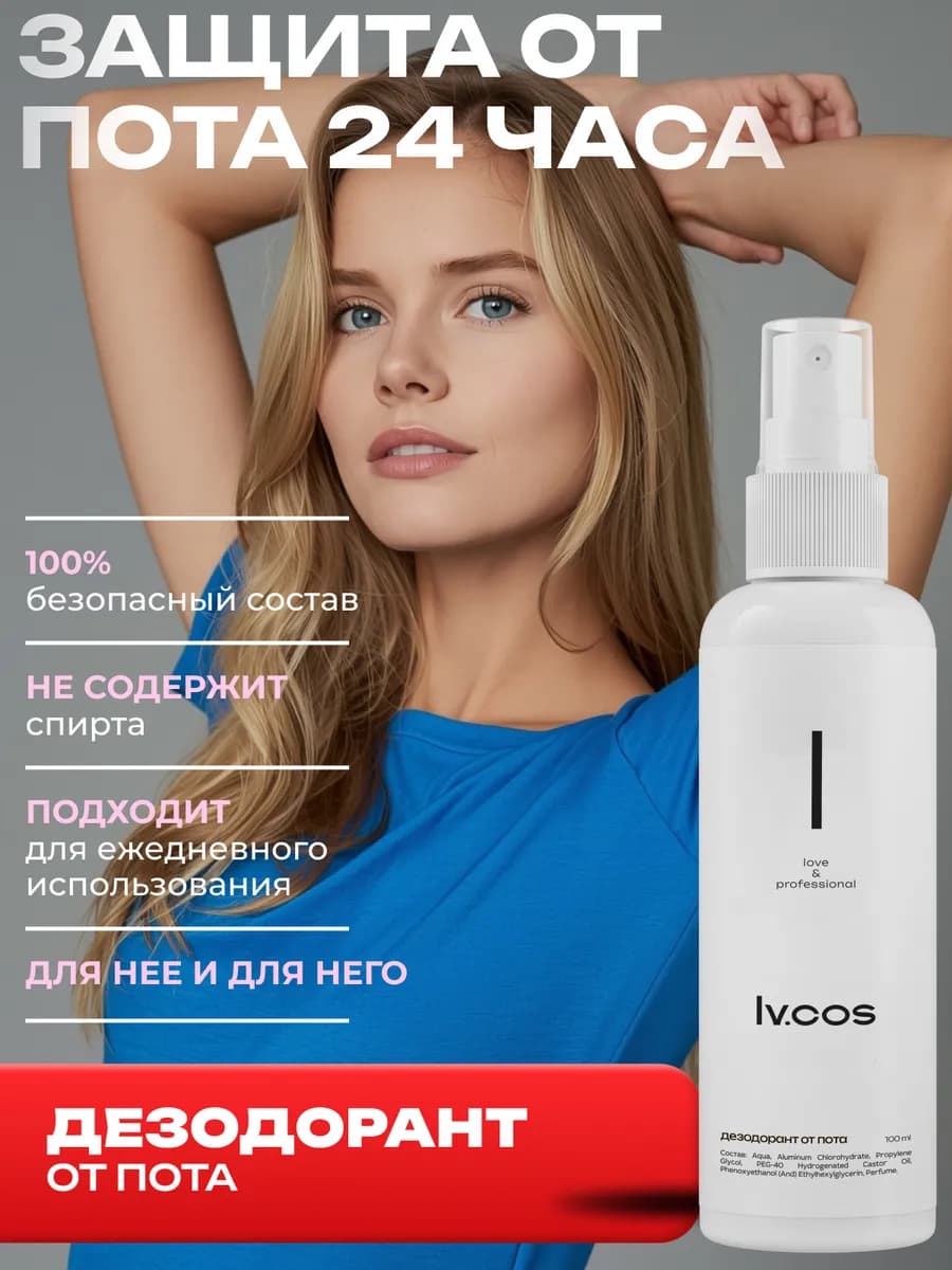 Дезодорант женский спрей от пота