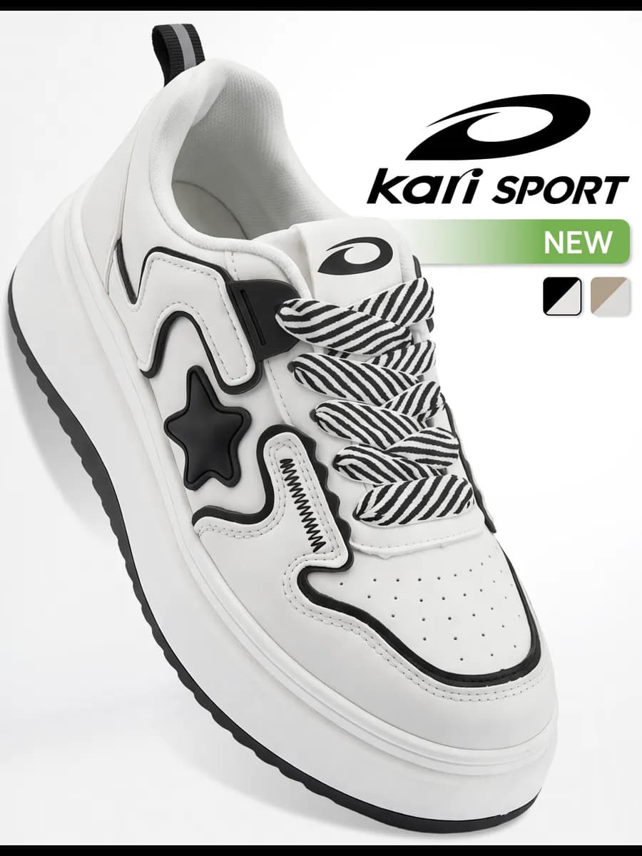 Кеды женские дышащие белые на платформе