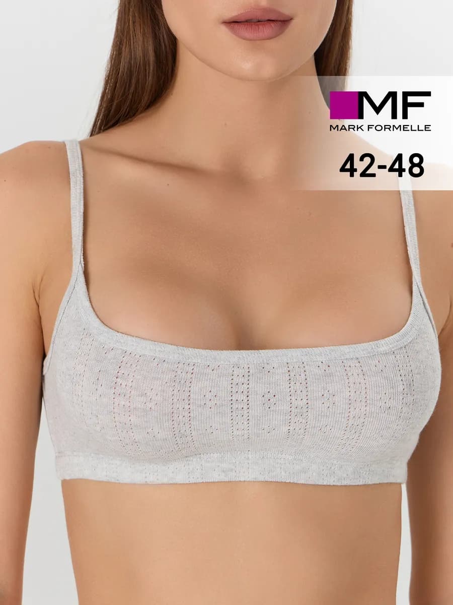 Бюстгальтер топ ажурный без косточек - фото 1