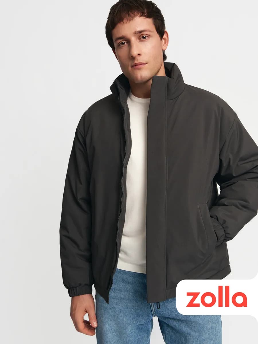 Мужская тёплая куртка на синтепоне