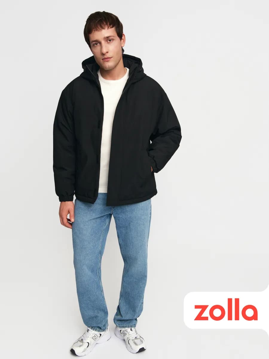 Мужская тёплая куртка на синтепоне