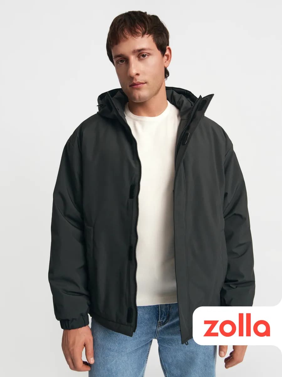 Мужская тёплая куртка на синтепоне